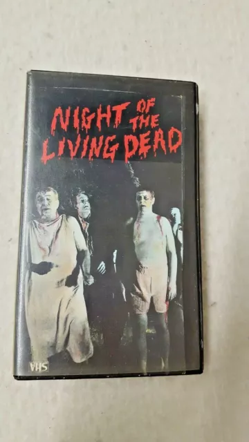 Night Of The Living Dead VHS Goodtimes Home Video Horror Cult Zombie Movie Scary