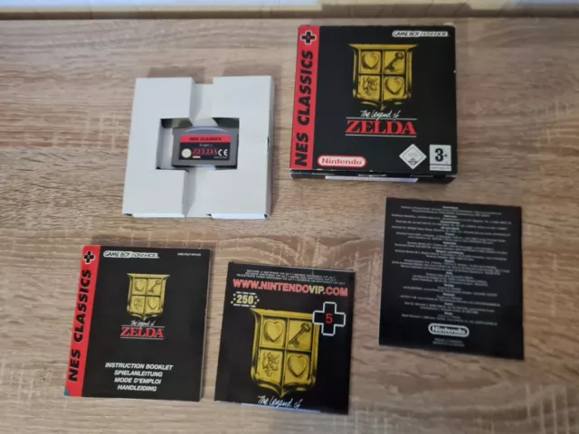 Gameboy NES Classic GBA Spiel Zelda /The Legend of Zelda mit Anleitung