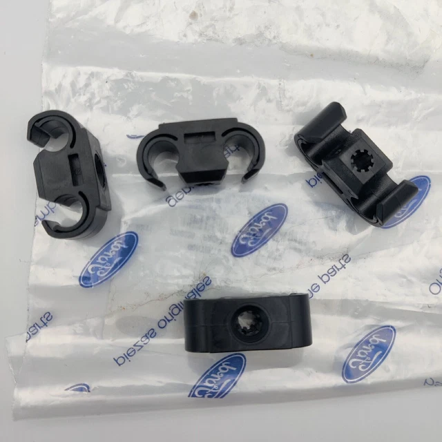 GENUINE NEW FORD Escort Mk4,XR3i, Galaxy, Ka Mk1, Orion, Puma Fuel Line Clip x 4 £8.00 PicClick UK