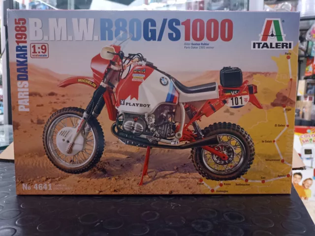 B.M.w R80 G/S 1000 Paris Dakar 1985 Scala 1/9 Kit Montaggio Italeri