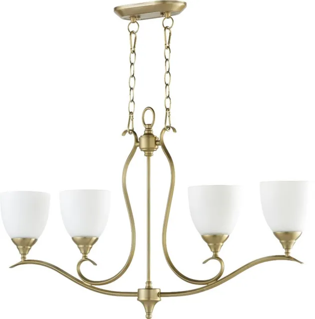 Quorum Lighting - Flora - 4 Light Island in Transitional style - 5.5 inches wide