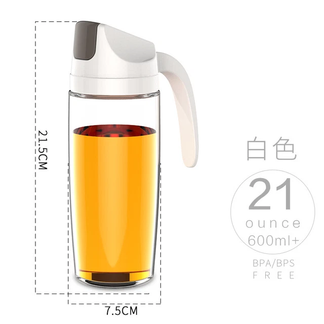 Vaso olio in vetro antiuscita Lebo Home salsa di soia bottiglia di aceto automatico K1V3