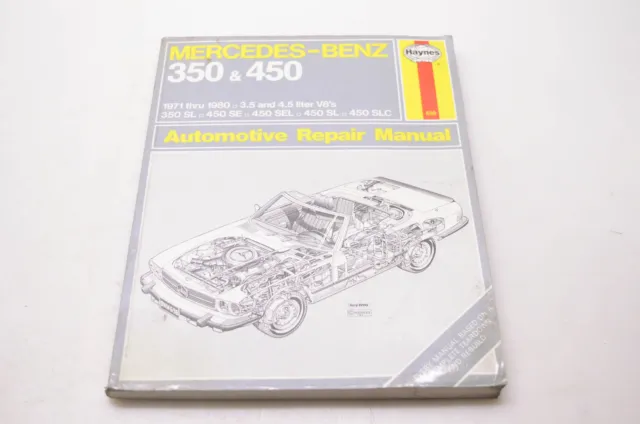 Haynes 0-85696-698-3, 698 Mercedes-Benz 350 & 450 Automotive Repair Manual