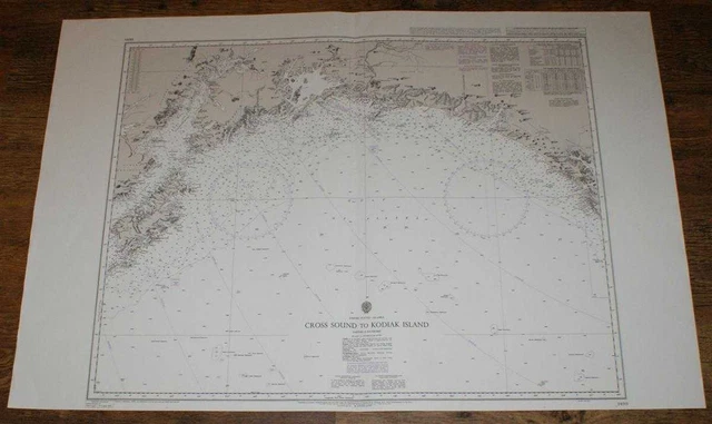 Nautical Chart No. 1499 United States - Alaska, Cross Sound to Kodiak Island