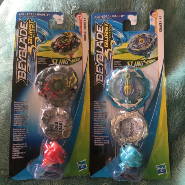 Beyblade Burst Turbo Slingshock Single Top - Iron X Surtr S4