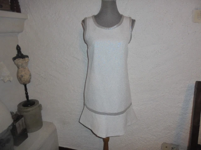 Robe chic manches 3/4 - Cop Copine - taille 36 : Achat occasion | Robes de soirée (femme) Cop Copine Kaki Très bon état