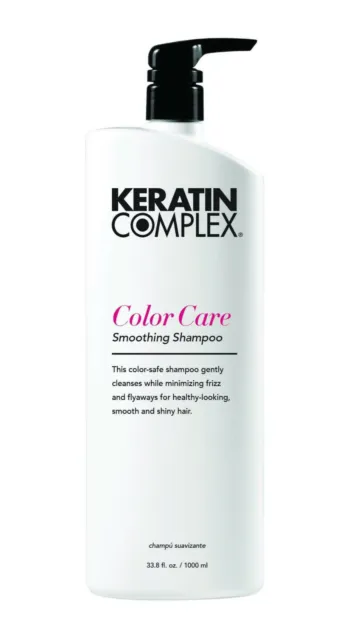 2 x Keratin Complex Color Care Smoothing Shampoo 1 Litre with Pumps