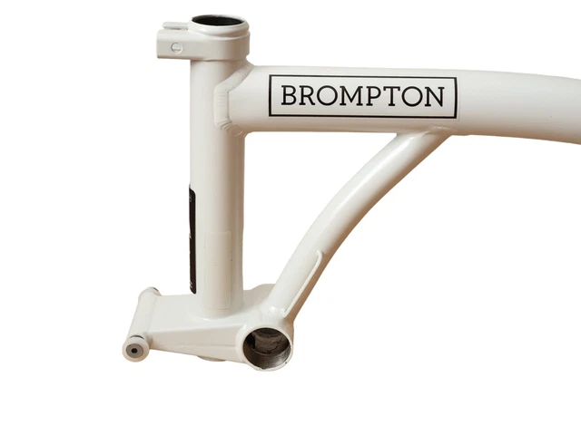 *OLDBROMPTON A LINE Matt White Main Frame Assembly with full Brompton ...