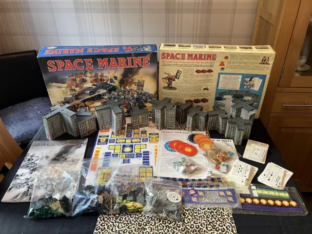 Warhammer 40K Space Marine Epic Battle Box Set Spiele Workshop 1991 Orks Eldar