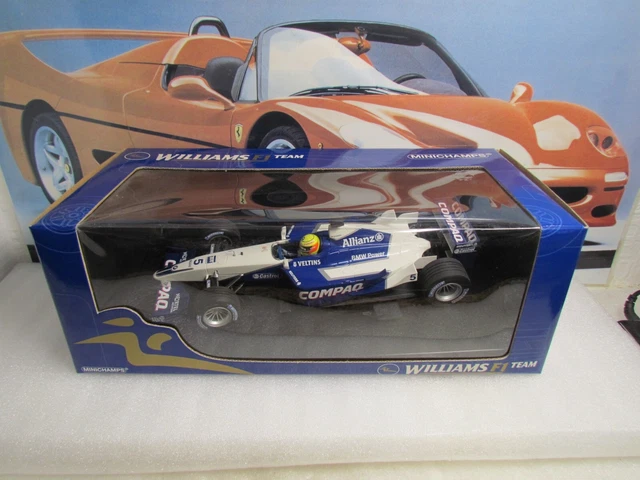 MINICHAMPS 1/43 WILLIAMS F1 BMW FW23 MONTOYA 1ST GP WIN ITALY 2001