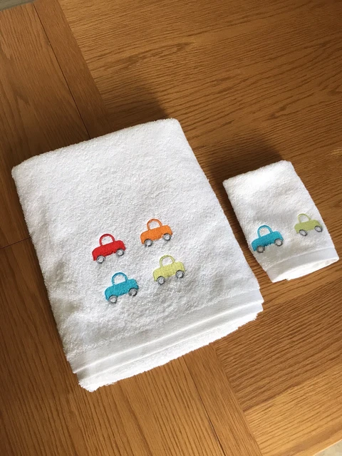 M&S Set asciugamani da bagno e flanella per bambini - Auto
