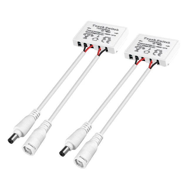 Interrupteur Automatique Détecteur De Mouvement PIR Pour Bande LED - 5A DC 6-24V - Noir