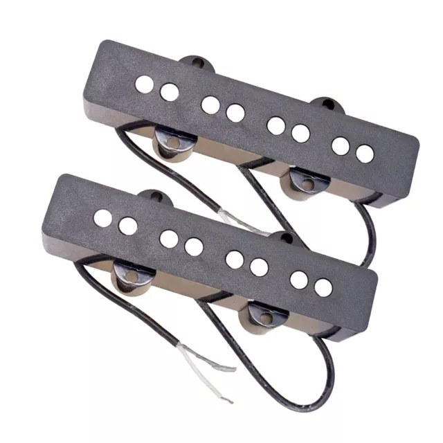 Humbucker Pickup Tonabnehmer Set von 2 für 4 String Bass E-Gitarre, Schwarz