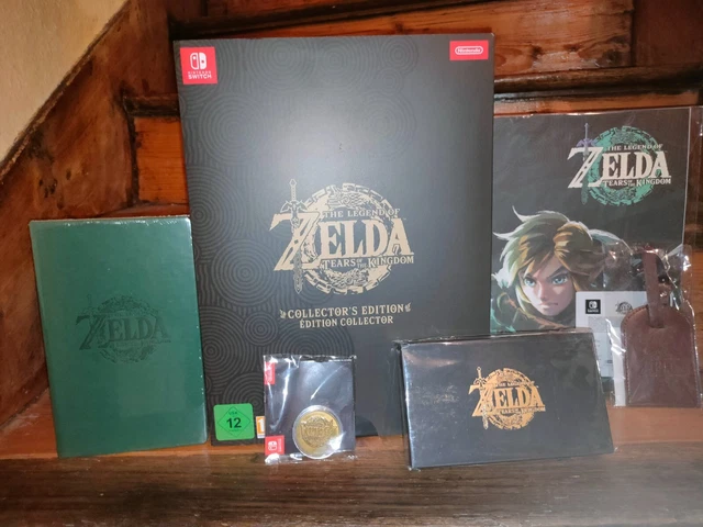 Pack Collector The Legend Of Zelda: Tears Of The Kingdom – Jeu + Médaille + Goodies – Neuf Sous Blister