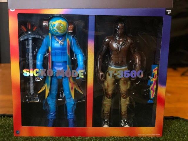 TRAVIS SCOTT CACTUS JACK FORTNITE 12” ACTION FIGURE DUO SET