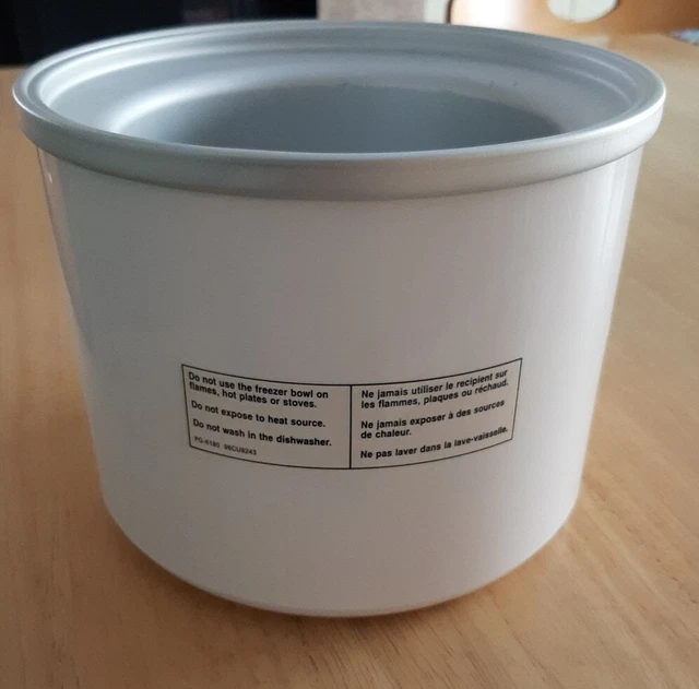 CUISINART ICE 20 Replacement Freezer bowl Ice Cream Frozen Yogurt