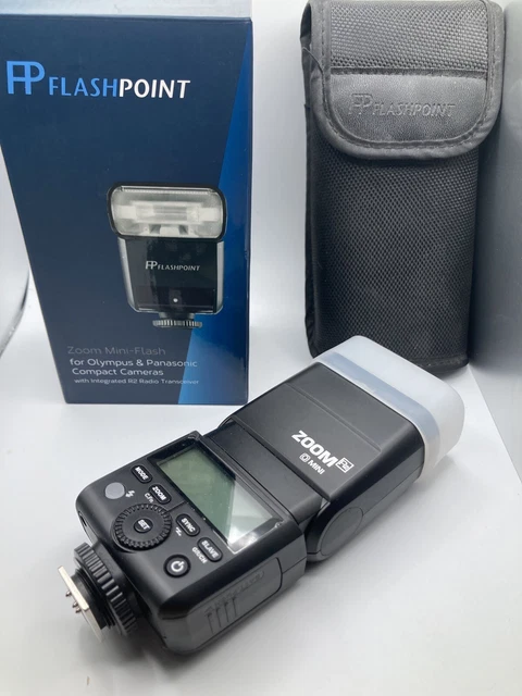 FP Flashpoint Zoom Mini Flash TTL R2 For Olympus & Panasonic Cameras - Excellent