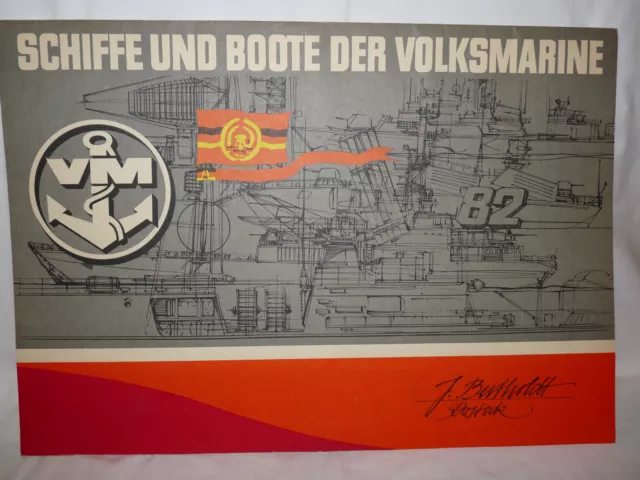 " Schiffe und Boote Volksmarine ",Bildermappe, Repro, NVA