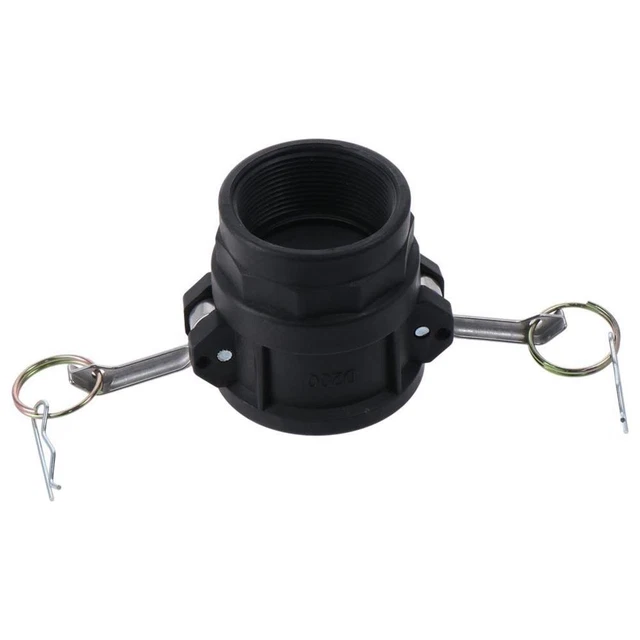 Rubinetti nero polipropilene camlock acqua, olio