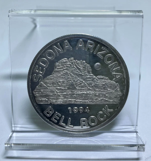 1994 Bell Rock Sedona Arizona 1 oz .999 Fine Silver Round