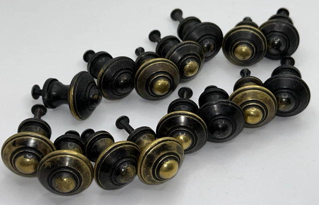 Lot of 15 Pottery Barn Bin Door Drawer Pulls Knobs Vintage Oil Rubbed Bronze Lot of 15 Pottery Barn Bin Door Drawer Pulls Knobs Vintage Oil Rubbed Bronze