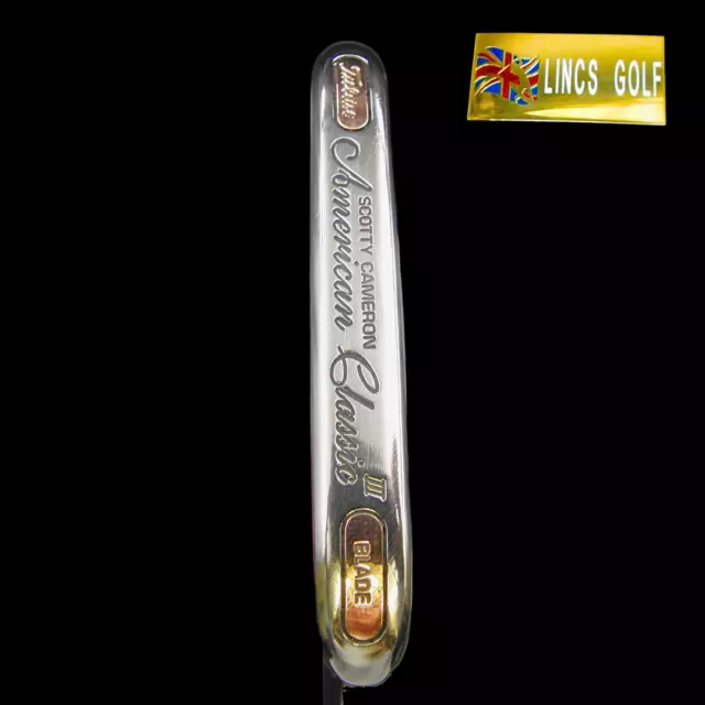 Titleist Scotty Cameron American Classic III Blade Putter 86.5cm Length Steel Titleist Scotty Cameron American Classic III Blade Putter 86.5cm Length Steel