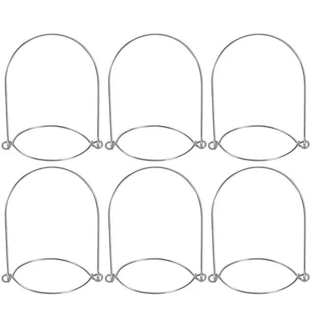 Supports Pour Pots Mason – 2 Pièces, Alliage D’aluminium, Pour Bocaux 4 à 64 Oz, Rangement Sous Armoire Ou étagère