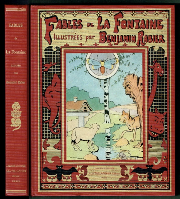 Ex n° - Fables de La Fontaine illustrées par Benjamin Rabier, 259 fables, 1982