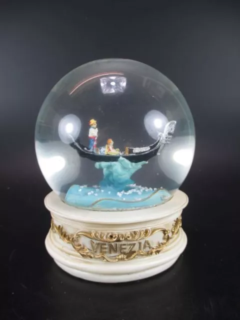 Gondel Venedig Gondola Schneekugel XL Venezia ,Italien Souvenir,Snowglobe,Neu 2