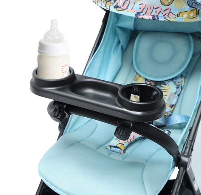 Cochecito de bebé bandeja de mesa de cena universal para niños cochecito de autoalimentación taza de cena