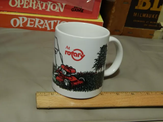 Rotary Brand ~ Lawnmowers Outdoor Power Equipment ~ Promo Ceramic MUG CUP ~ Ltd