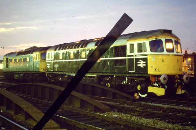 35MM RAILWAY SLIDE BR BRITISH RAIL DIESEL LOCO 33008 £3.99 - PicClick UK