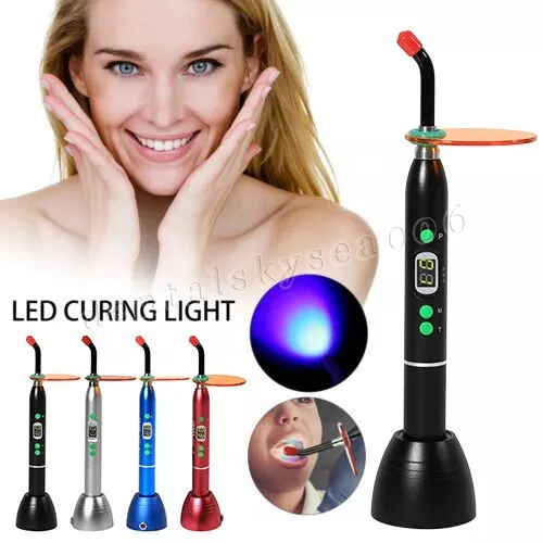 Dental Wireless LED Curing Light Polymerisationslampe Zahnarzt Lampe 1800mW Neu