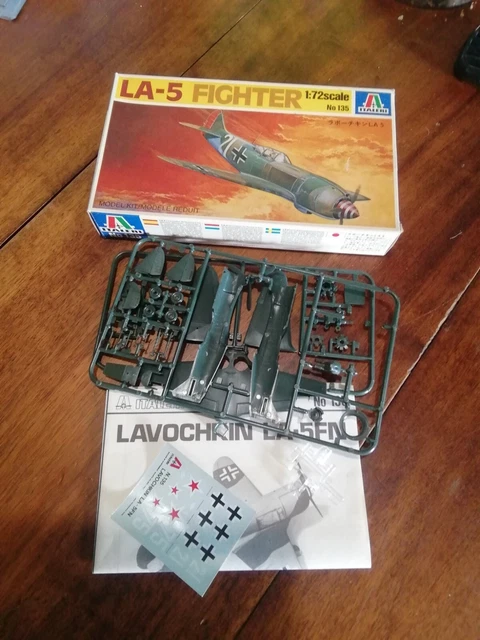 MAQUETTE AVION DE chasse LA-5 FIGHTER ITALERI 1/72 vintage EUR 5,50