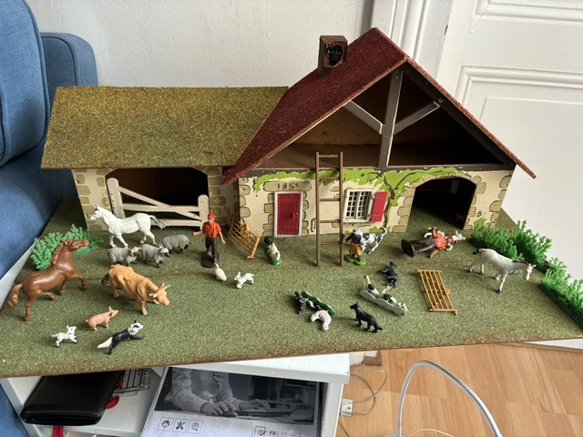 Lot De Jouets Western : Ranch, éléments, Soldats Cow-boys Et Indiens - Occasion