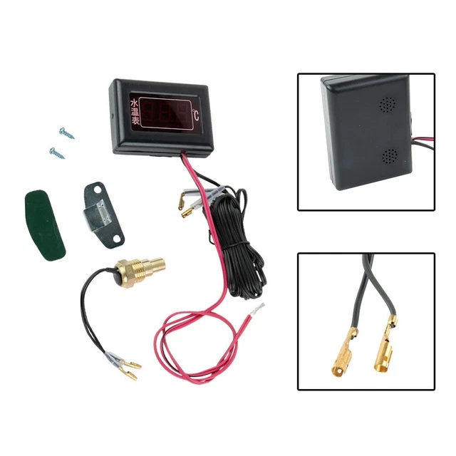 Temperature Jauge 12V ~24V Universel Accessoires Support Numérique Solde Utile