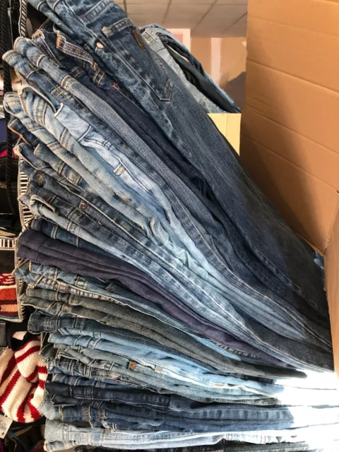 Lot de 10 jeans Femme Taille 38 Friperie Seconde main