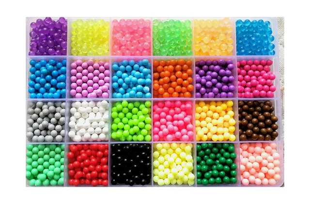 Vytung Water Fuse Bead 3600 Beads 24 Colors(6 Glow in Dark) 148 Designs Spray...