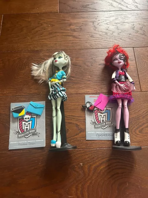 Monster High Puppen Frankie Stein Und Operetta Picture Day Edition