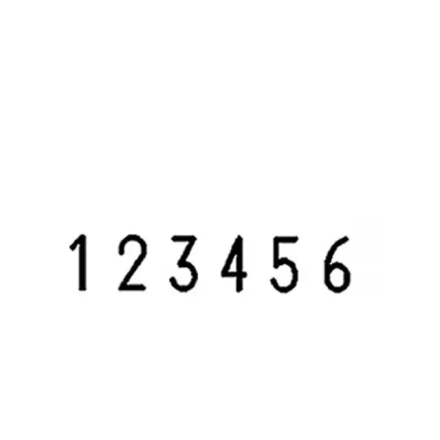 REINER Paginierstempel B6, Schrifthöhe: 5, 5 mm Reiner ZN 200 300-011 (401117000