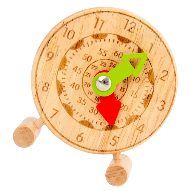 BELL RECOGNITION TEACHING Child Time Telling Clock for Kids £9.68 ...