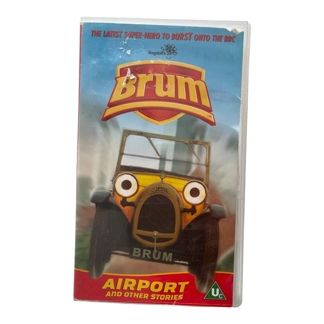 Brum Ragdol BRUM AIRPORT & Other Stories VHS 2001 Ragdoll Productions BBC Children ...