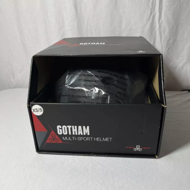 Triple Eight Gotham New Open Box Dual Certified Skateboard & Bike Helmet  XS/S