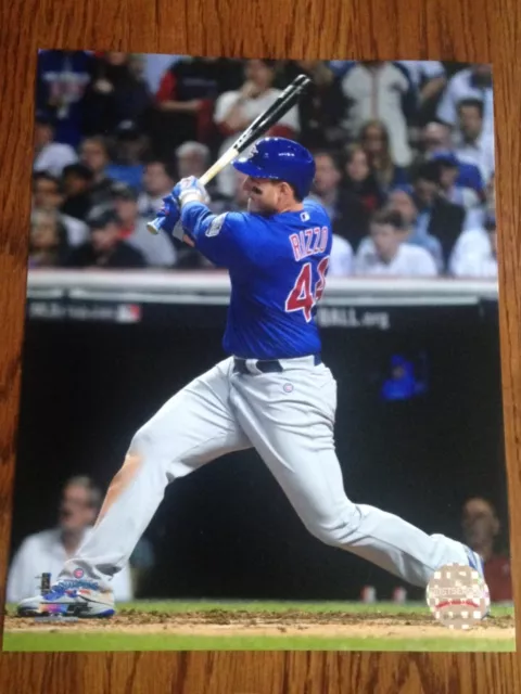 Anthony Rizzo Chicago Cubs 2016 World Series Game 7 RBI Photo File 8x10 Photo