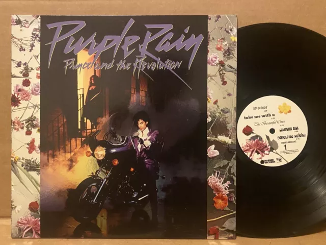 Prince Purple Rain VG+ REISSUE Metallic Mirror Cover 180g