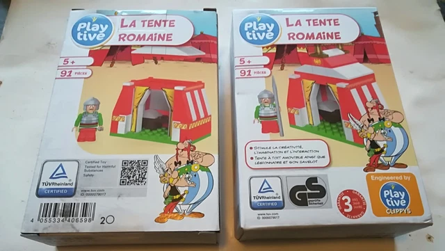Le Camp Romain Astérix Par Playtive – 1631 Pièces – Set De Construction Compatible Lego