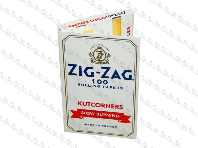 Zig-Zag Kutcorners Slow Burning 100 Rolling Papers 1 Pack