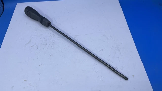 Screwdriver Stanley Long Reach Pozidriv 14" Nice Tool Carpentry Screwdriver Stanley Long Reach Pozidriv 14" Nice Tool Carpentry