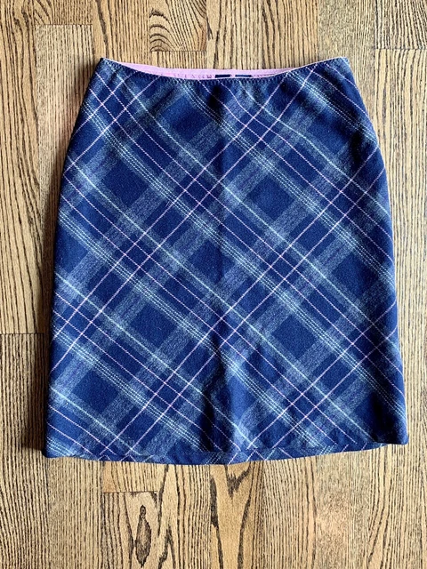 Gap wool discount plaid skirt