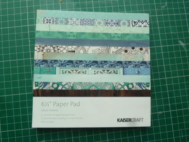 Kaisercraft Ubud Dreams - 12 X 12 Cardstock, 6 X 6 Paper Pad And Collectables, 3